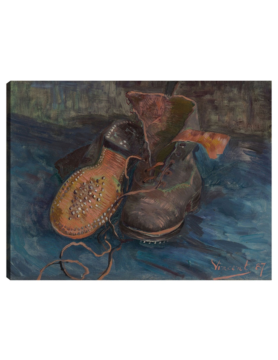 Cuadro decorativo Un par de botas (1887) técnica mixta