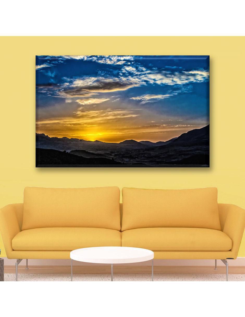Cuadro decorativo amanecer a contraluz 3
