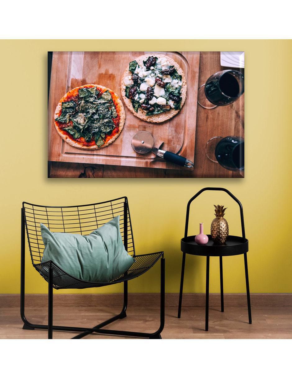 Cuadro decorativo pizzas italianas 3