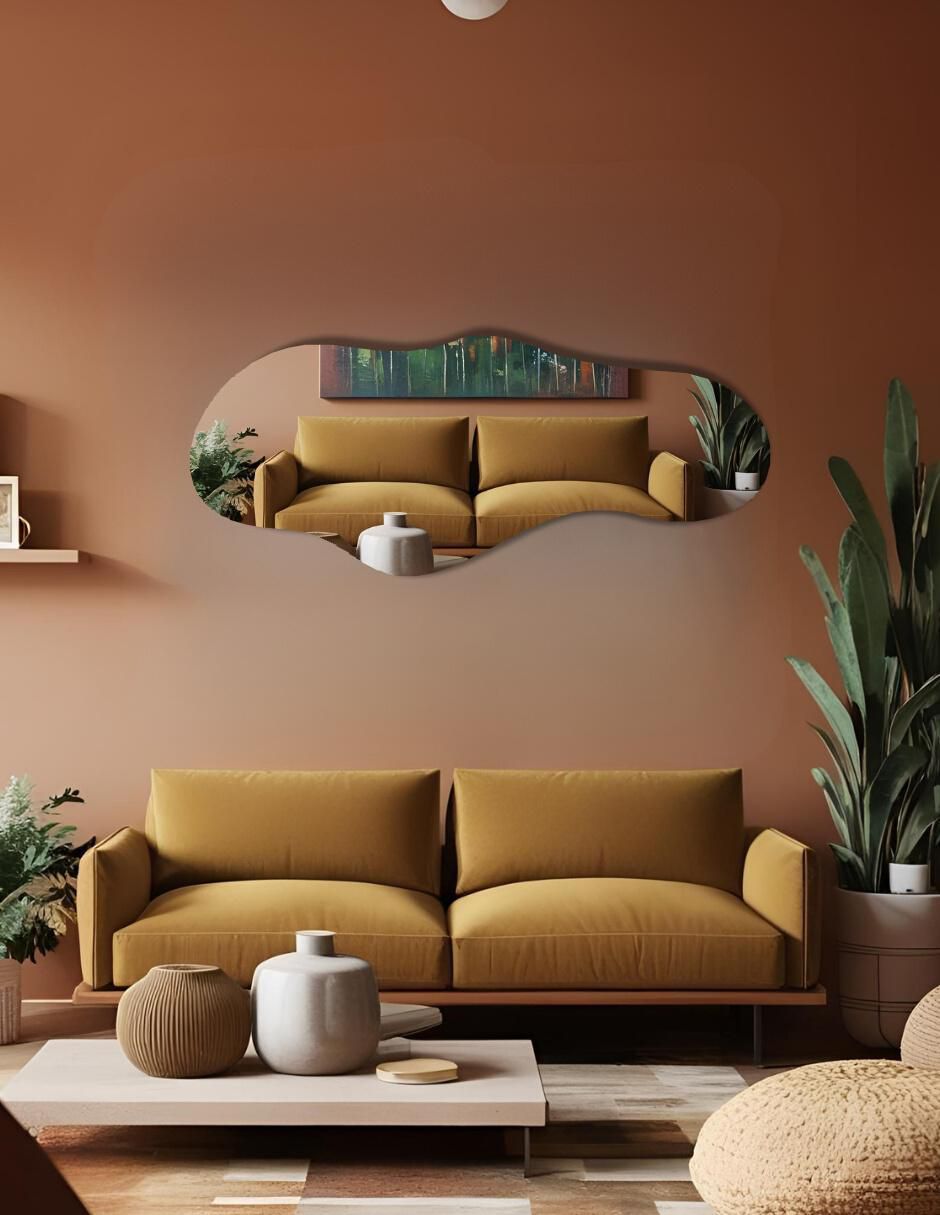 Espejo irregular Decorativo de pared Glanz Cloud 2