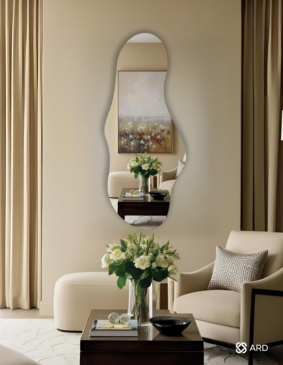 Espejo irregular Decorativo de pared Glanz Cloud 3