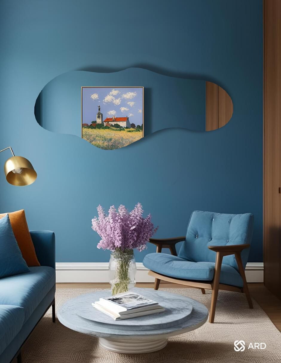 Espejo irregular Decorativo de pared Glanz Cloud 4