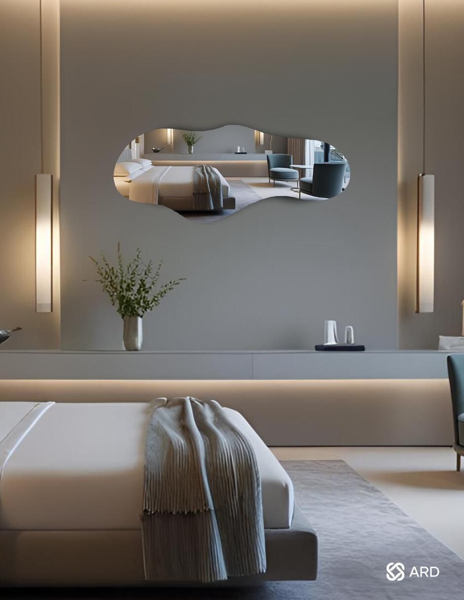 Espejo irregular Decorativo de pared Glanz Cloud 5