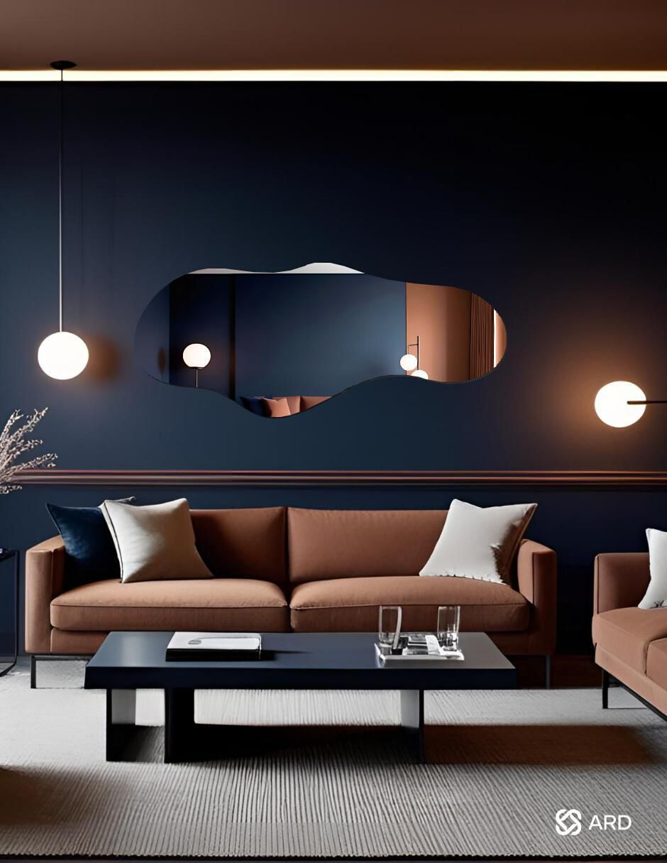 Espejo irregular Decorativo de pared Glanz Cloud 6