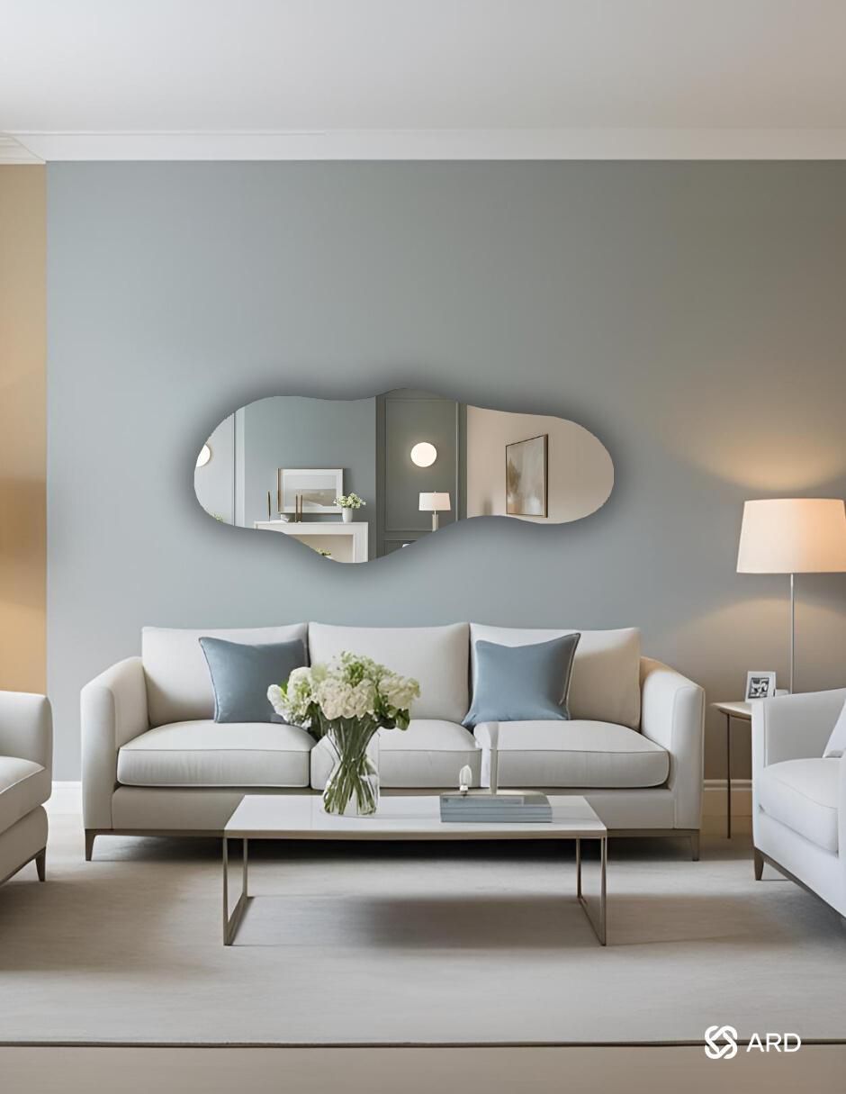 Espejo irregular Decorativo de pared Glanz Cloud 7