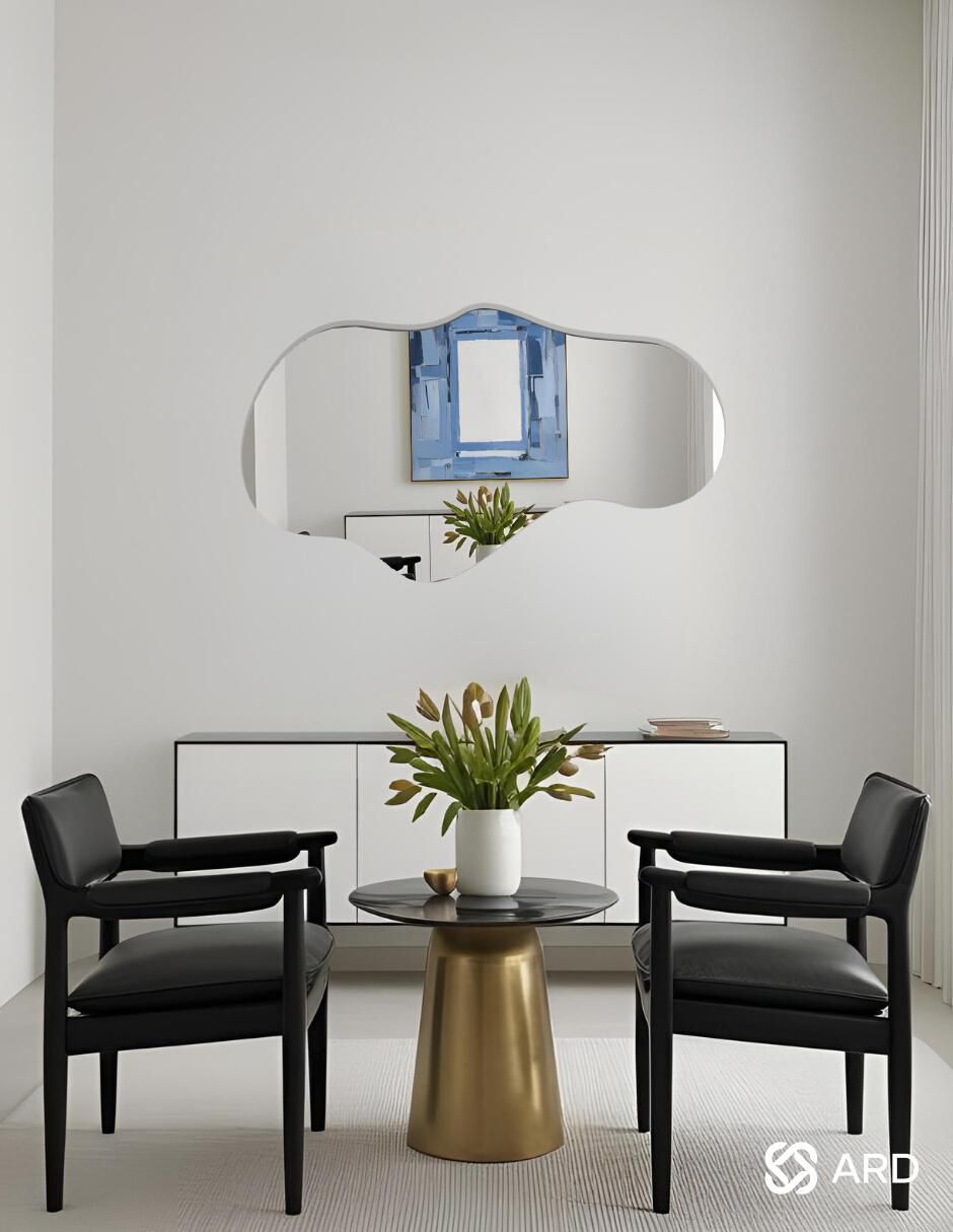 Espejo irregular Decorativo de pared Glanz Cloud 3