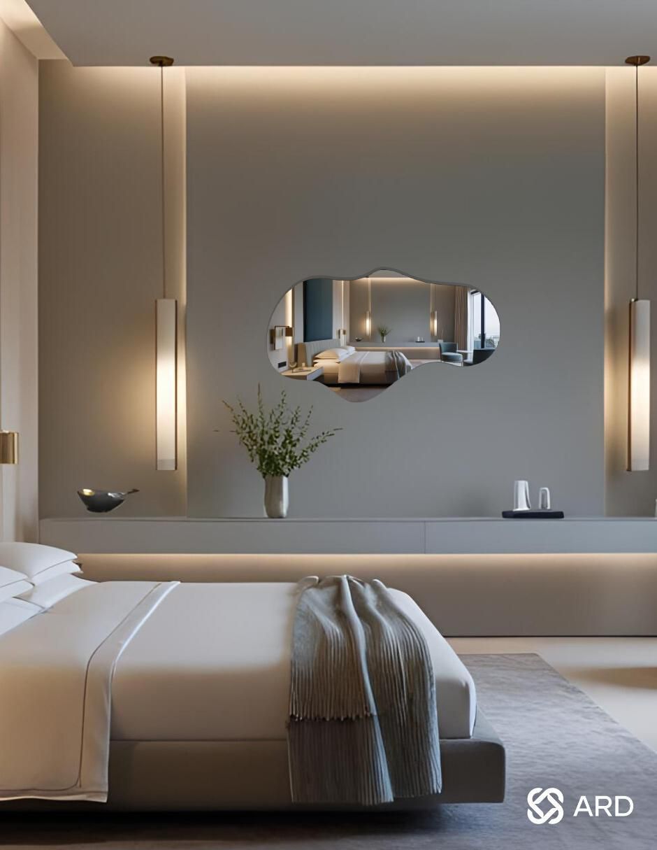 Espejo irregular Decorativo de pared Glanz Cloud 7