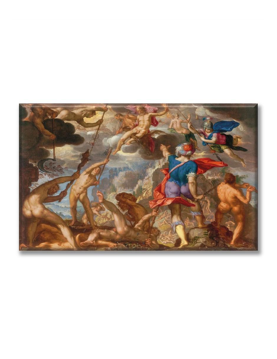 Cuadro decorativo batalla dioses y los gigantes