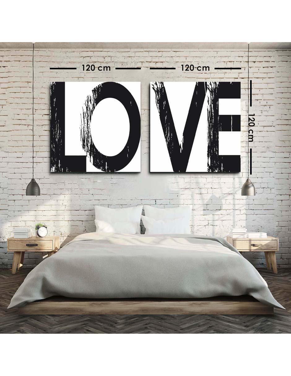 Cuadro decorativo Set de amor en grande con barniz a registro 5