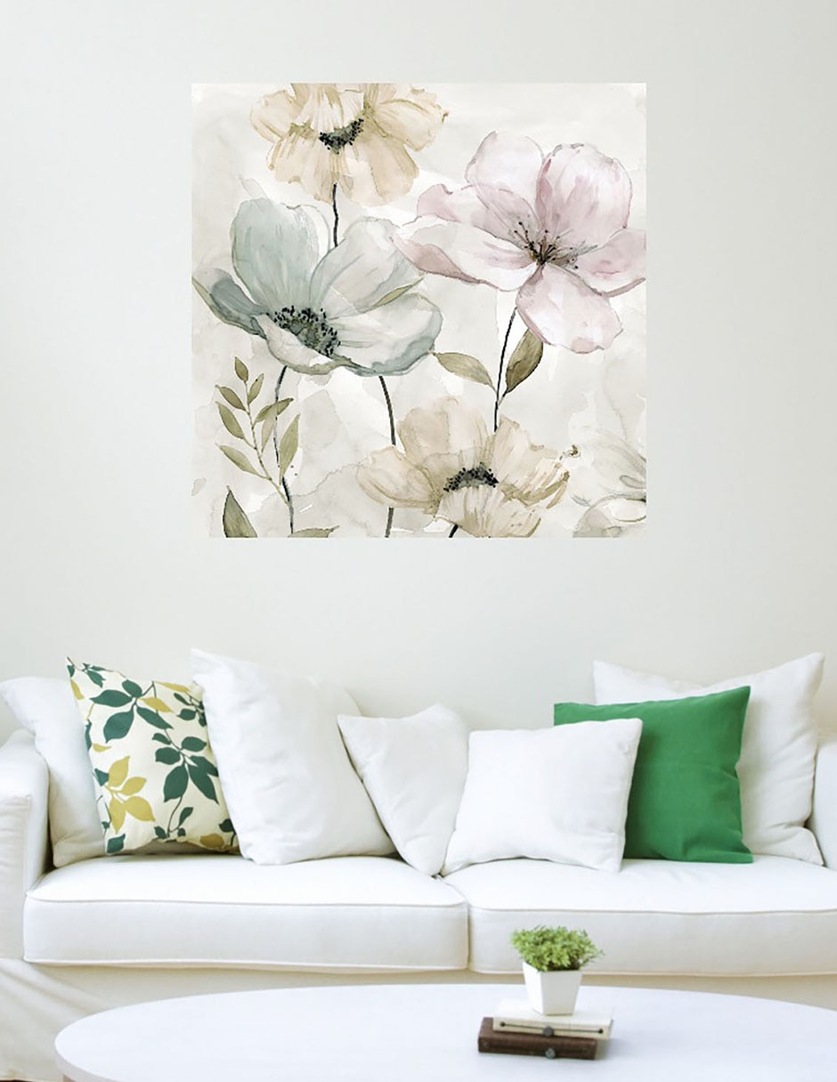 Cuadro decorativo Detalles en Jardín Gris I técnica mixta Primavera 3
