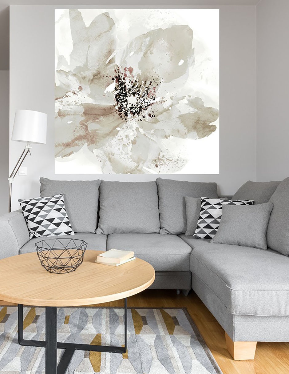 Cuadro decorativo Corola Neutral I técnica mixta Floración 5