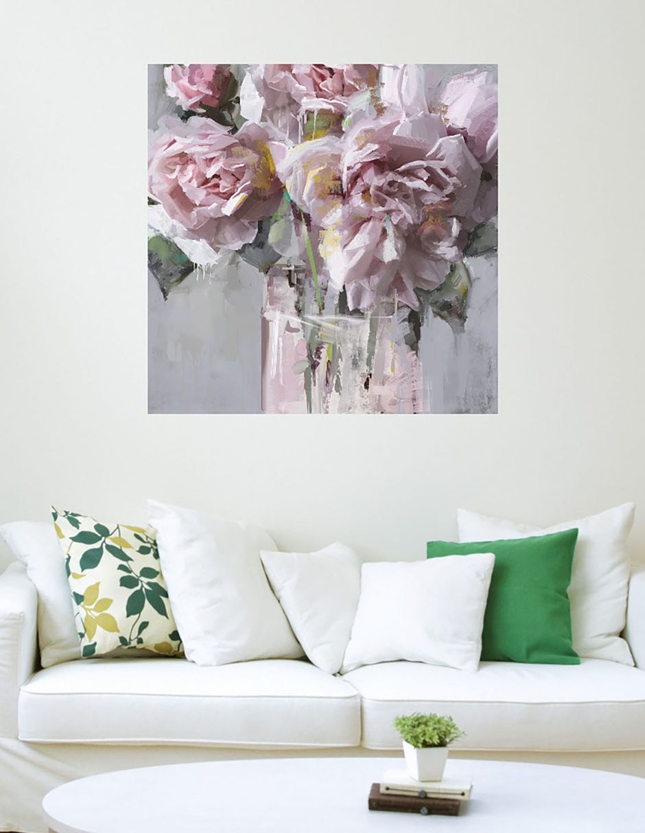 Cuadro decorativo Coleta técnica mixta Floración 4