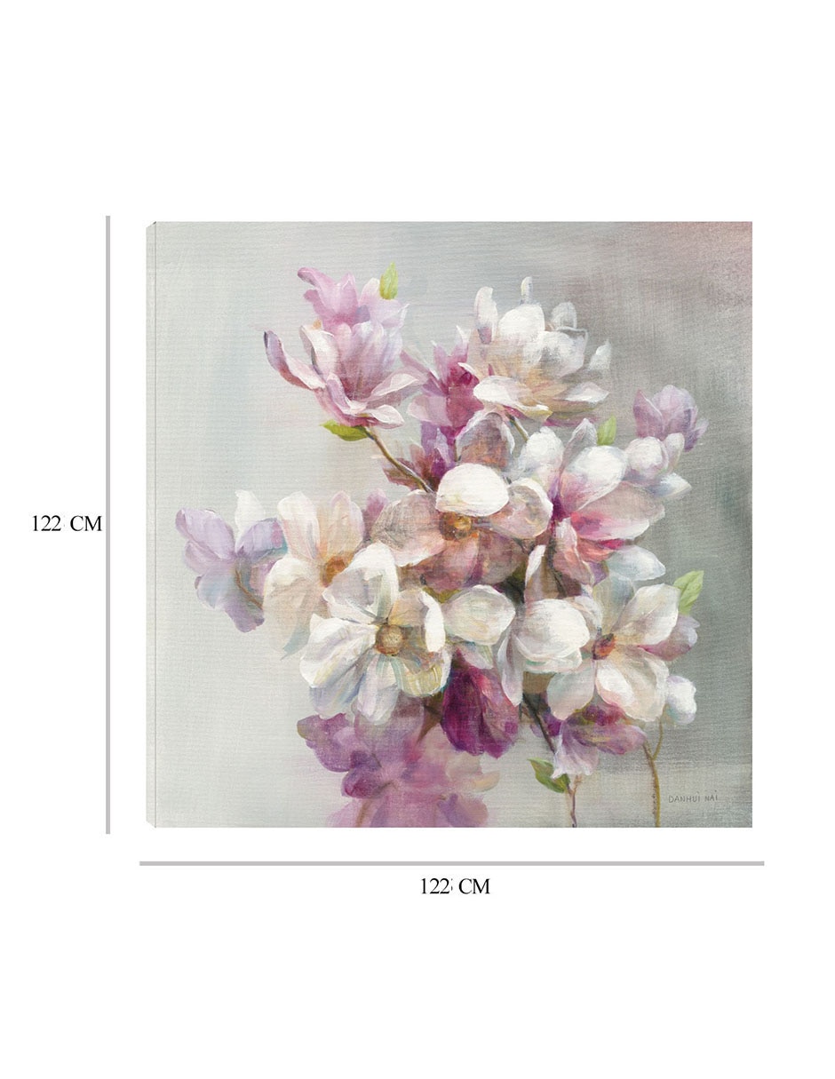 Cuadro decorativo Dulce magnolia técnica mixta Arreglo Floral 2