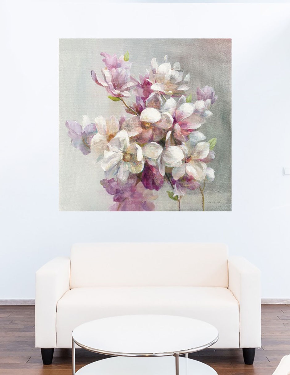 Cuadro decorativo Dulce magnolia técnica mixta Arreglo Floral 8