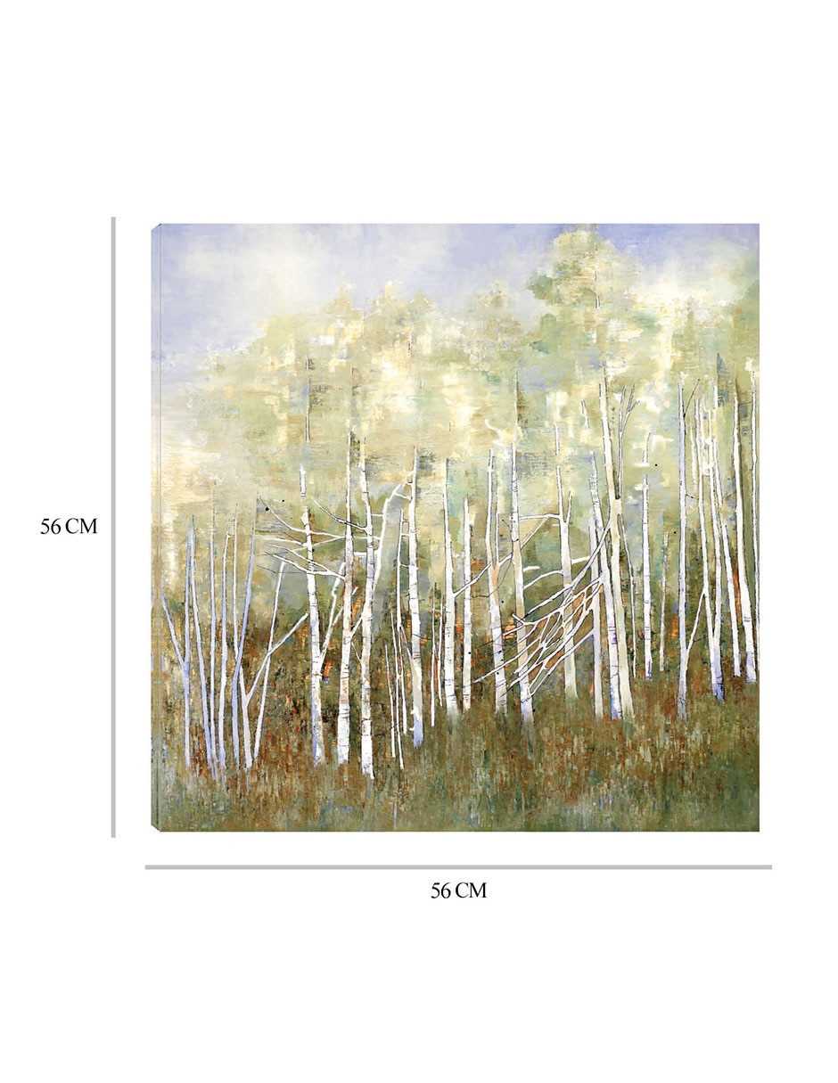 Cuadro decorativo Cambio necesario en verano técnica mixta Bosques 2