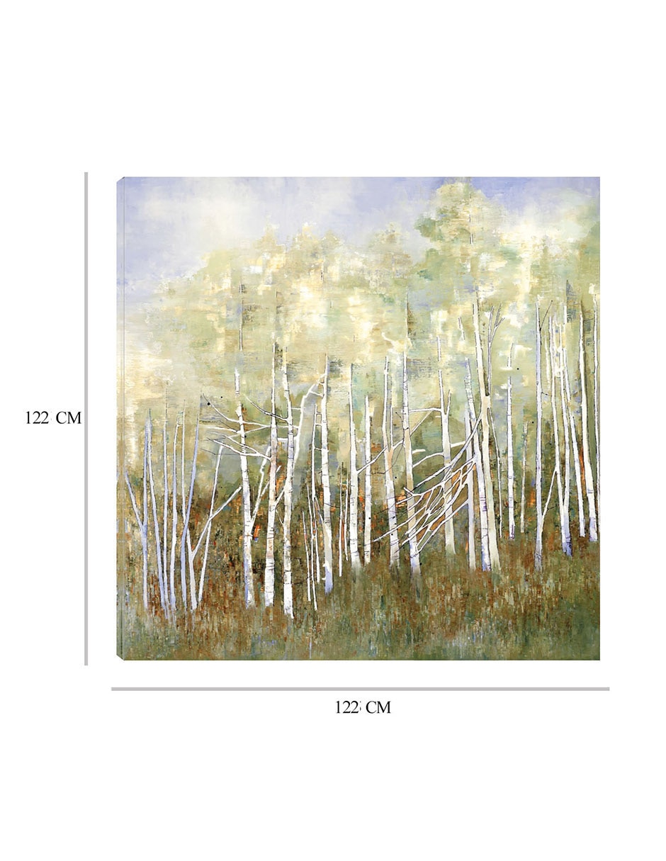 Cuadro decorativo Cambio necesario en verano técnica mixta Bosques 6