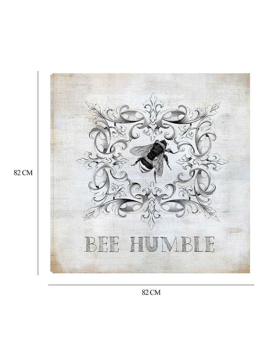 Cuadro decorativo Abeja I técnica mixta Animales Domésticos 3