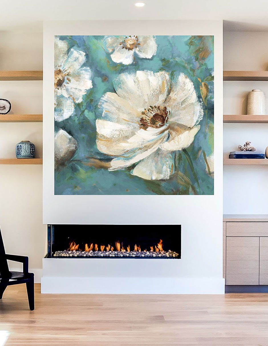 Cuadro decorativo Bellissimo I Suave técnica mixta Floración 5