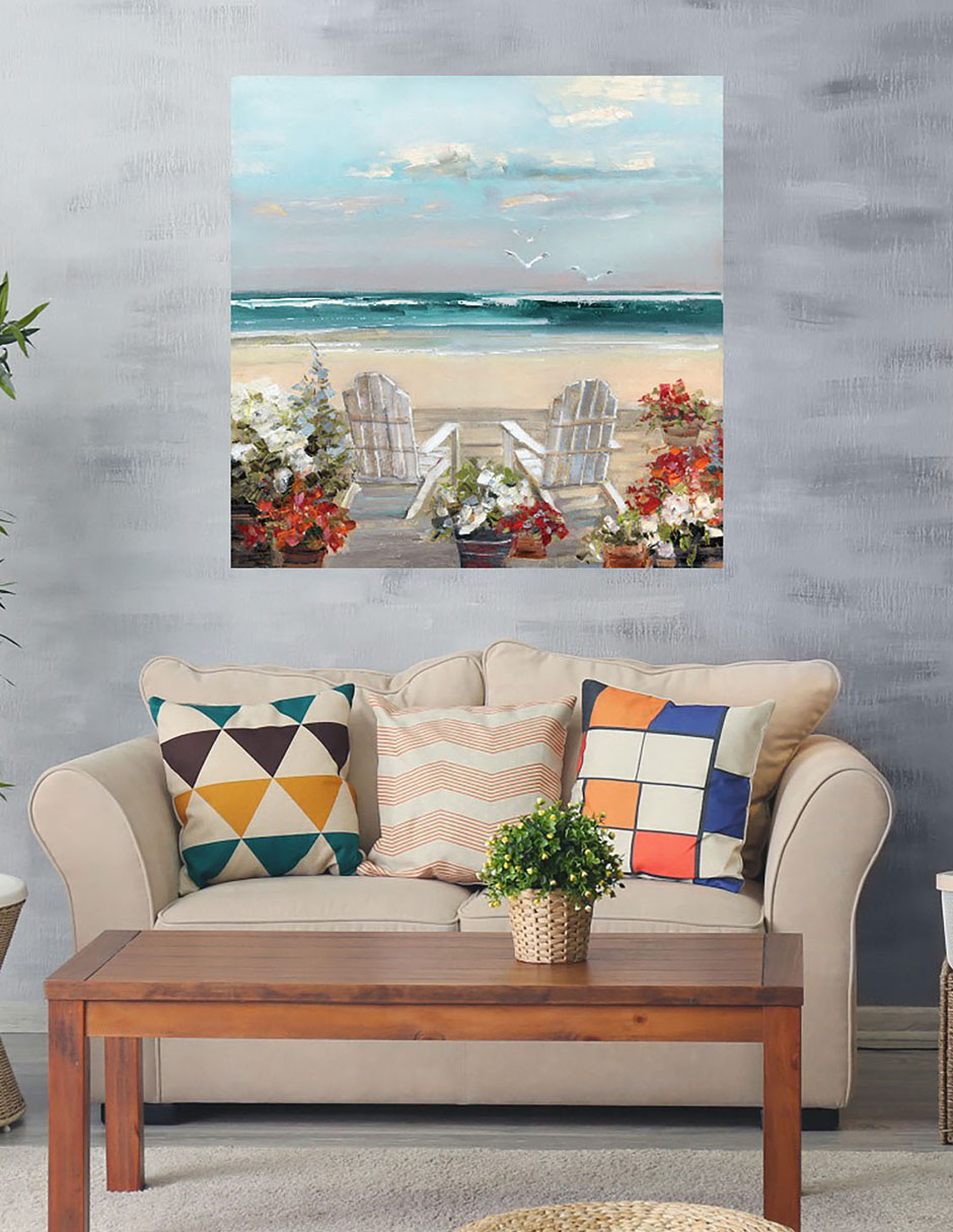 Cuadro decorativo Brisamarina de Verano técnica mixta Playas 2