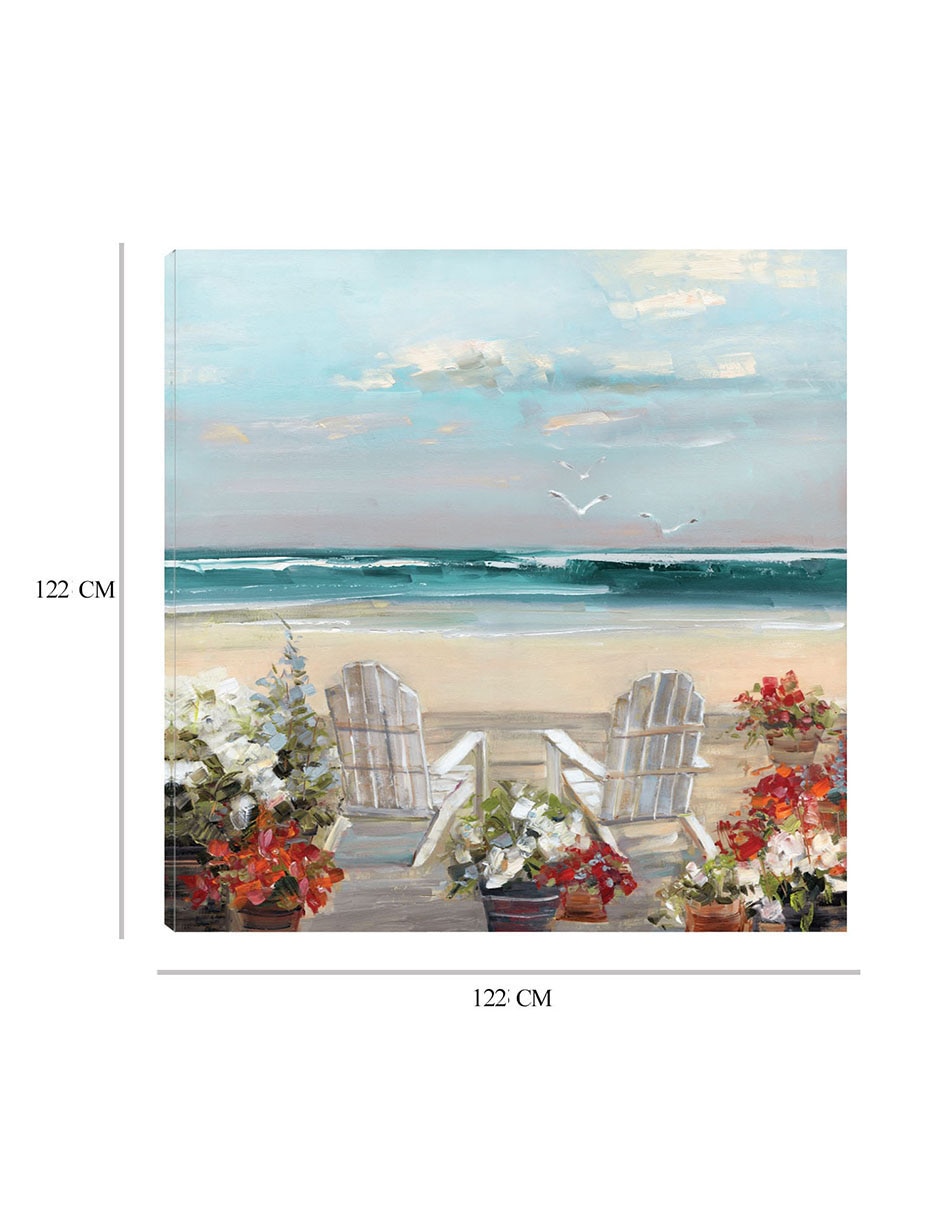 Cuadro decorativo Brisamarina de Verano técnica mixta Playas 2