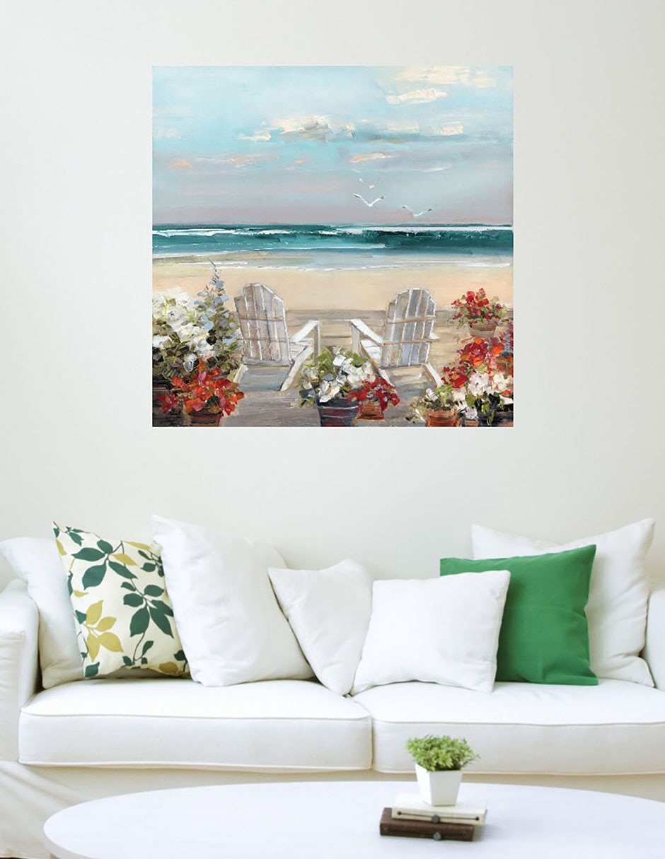 Cuadro decorativo Brisamarina de Verano técnica mixta Playas 3