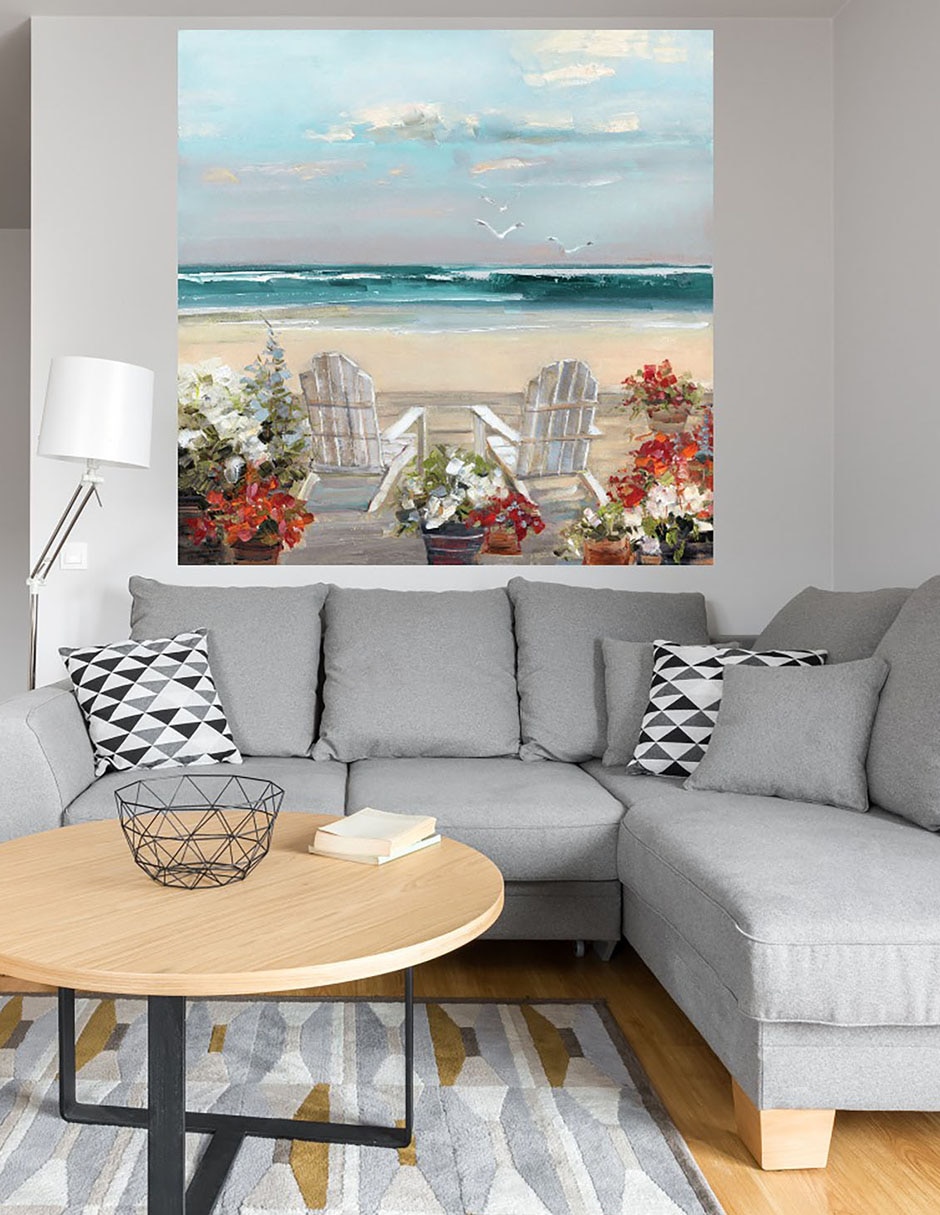 Cuadro decorativo Brisamarina de Verano técnica mixta Playas 4