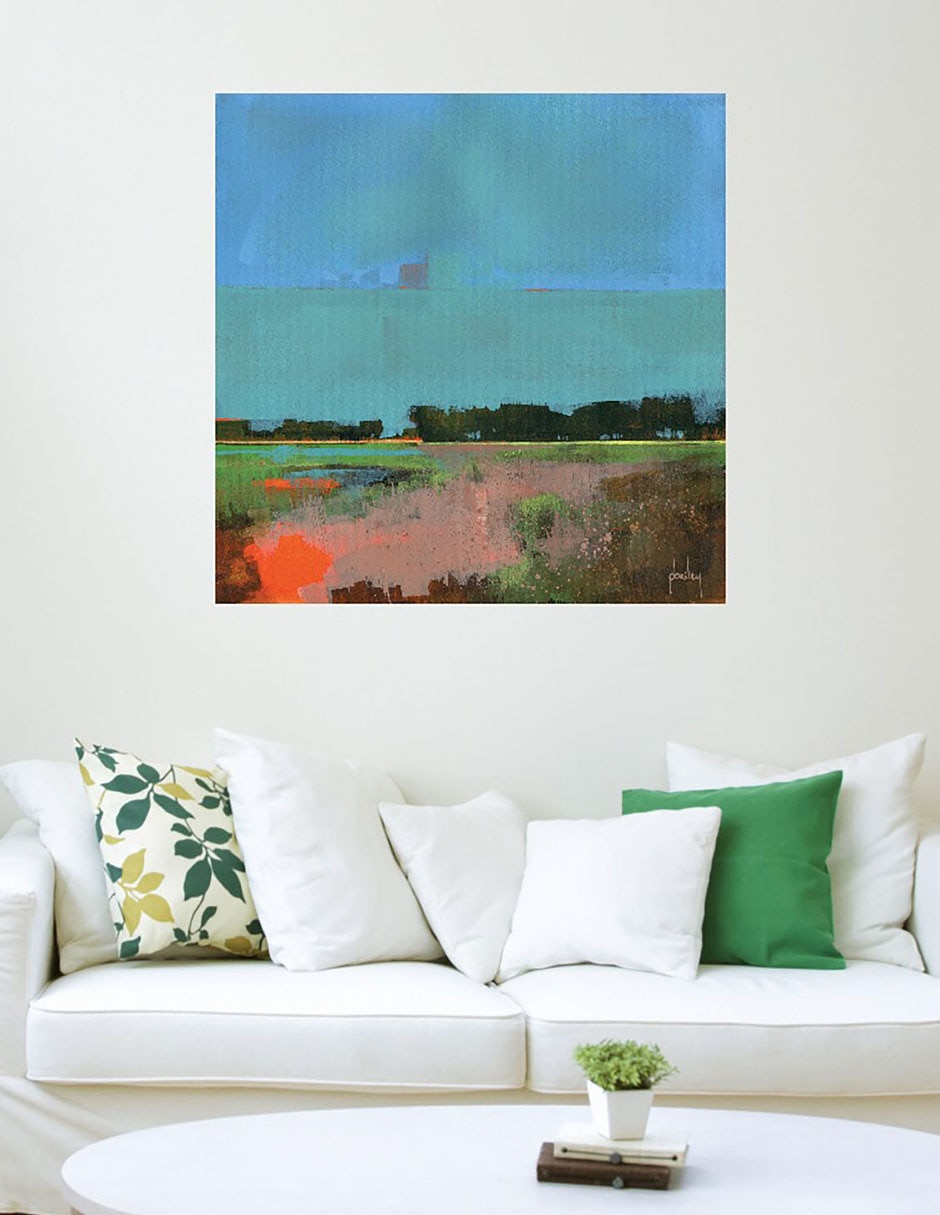 Cuadro decorativo Cielo vacío técnica mixta Inspiración 3