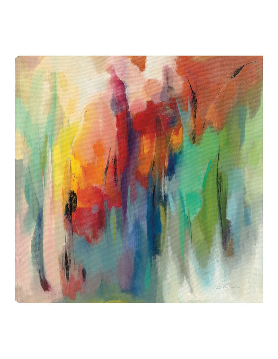 Cuadro decorativo Arcoiris de marzo técnica mixta Colores