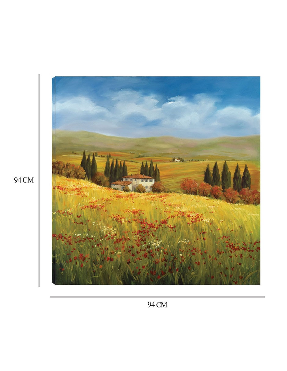 Cuadro decorativo Esplendor de la toscana técnica mixta Caminos 2