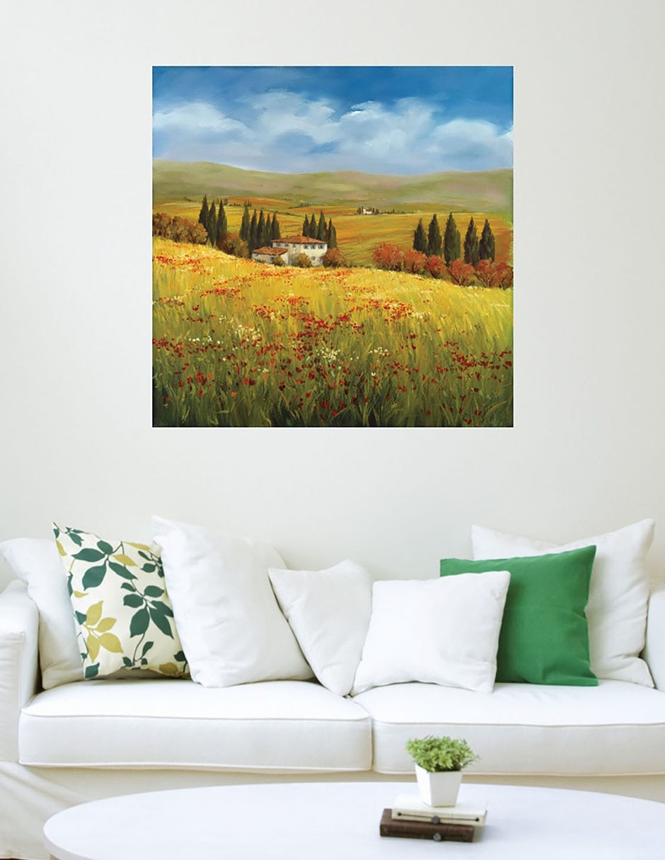 Cuadro decorativo Esplendor de la toscana técnica mixta Caminos 3