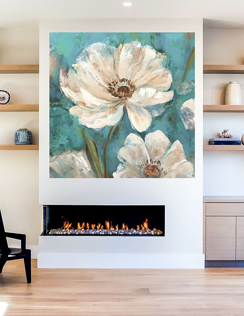 Cuadro decorativo Bellissimo II Suave técnica mixta Floración 6