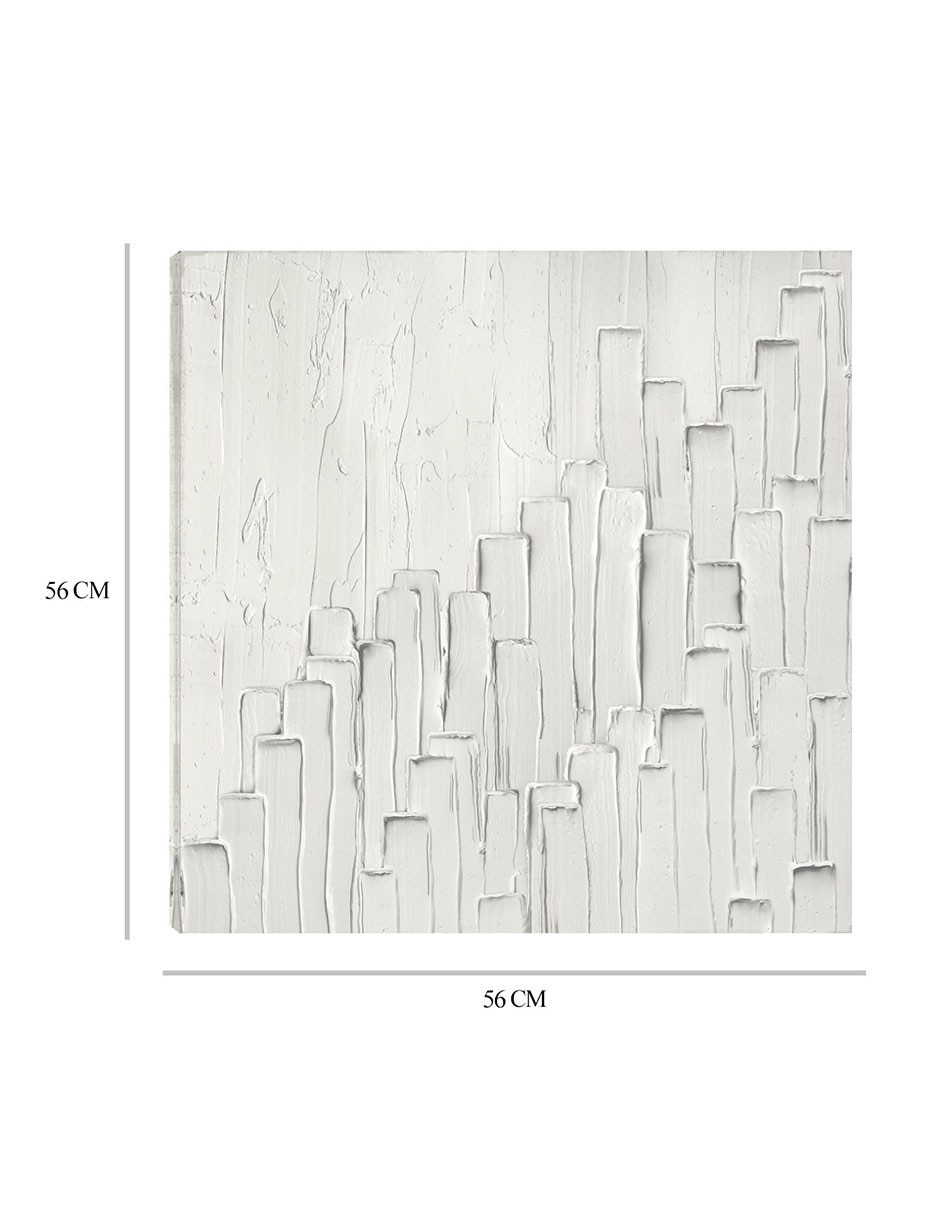 Cuadro decorativo Escalera gris técnica mixta Formas 6