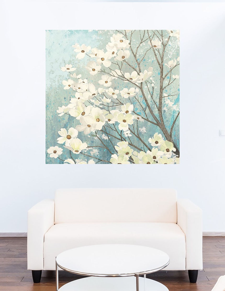 Cuadro decorativo Flor de Cornejo I técnica mixta Floración 7