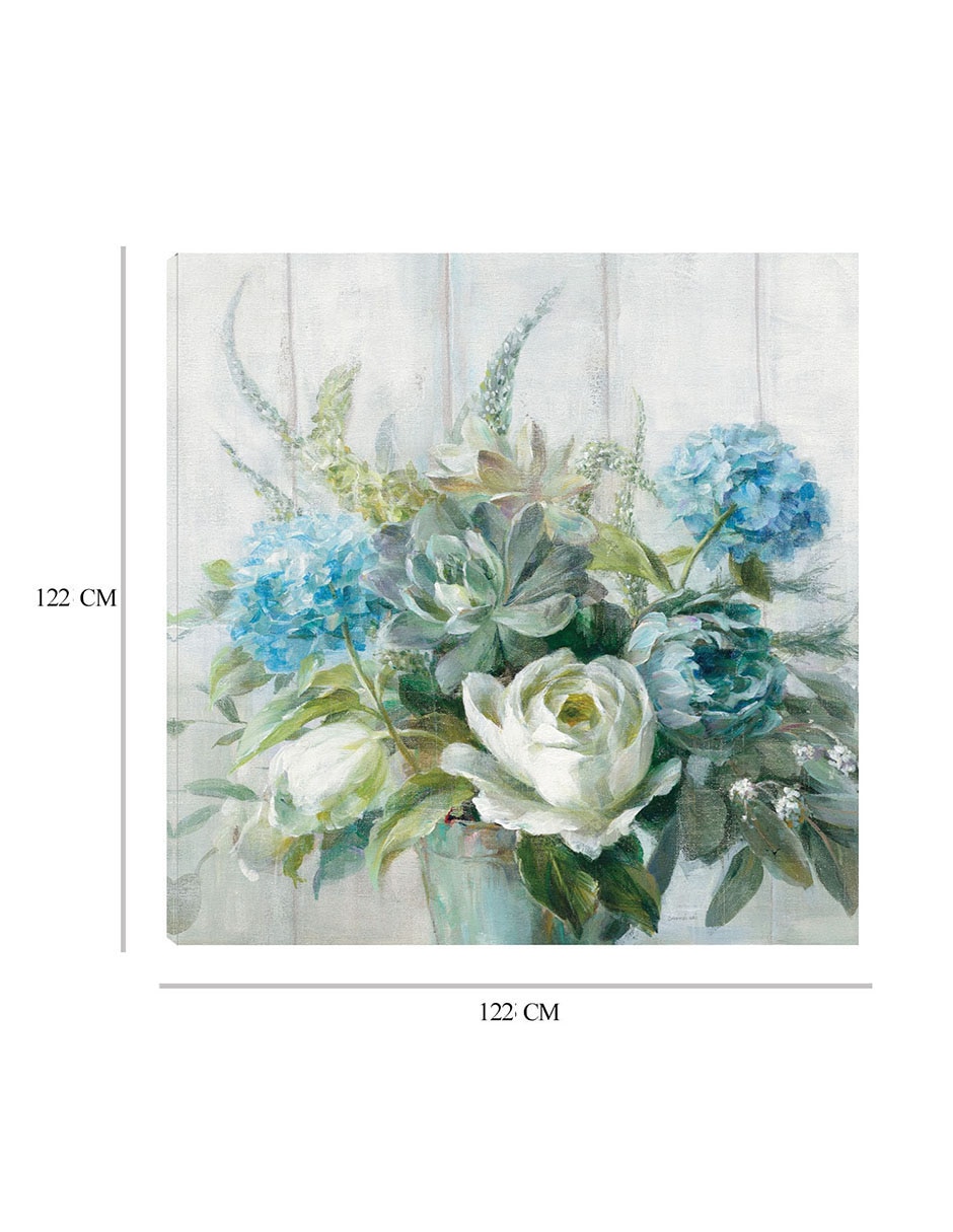 Cuadro decorativo Elegancia natural técnica mixta Arreglo Floral 8