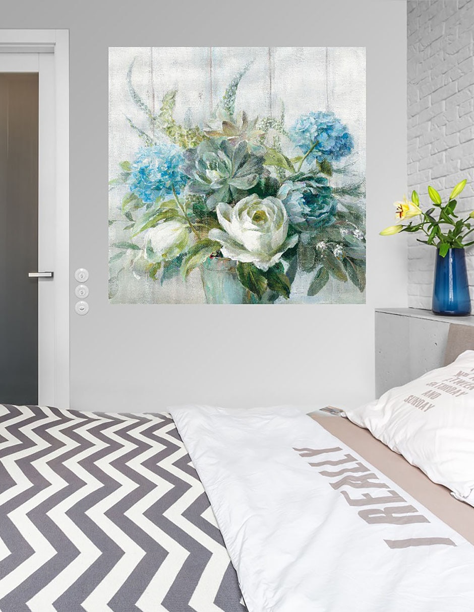 Cuadro decorativo Elegancia natural técnica mixta Arreglo Floral 5