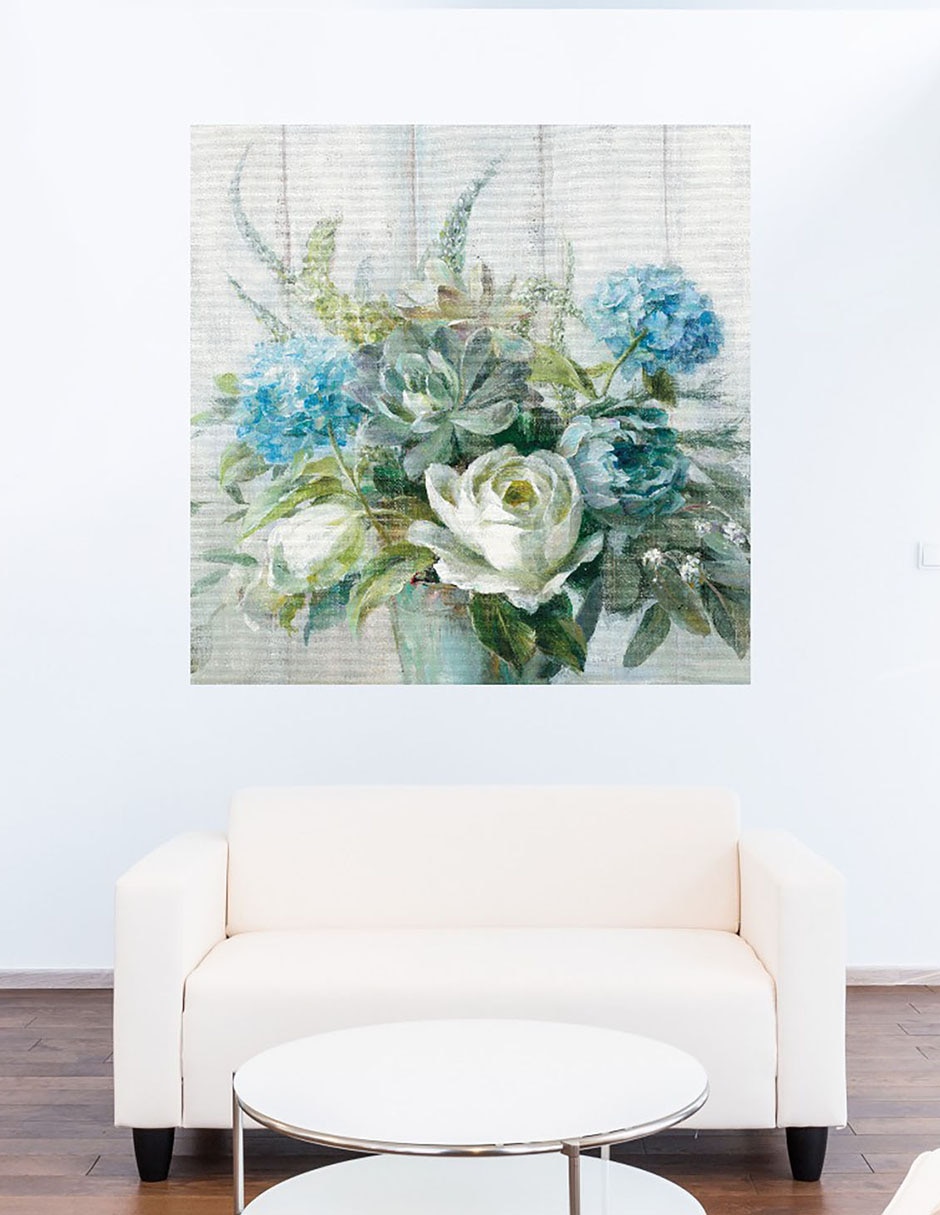 Cuadro decorativo Elegancia natural técnica mixta Arreglo Floral 7
