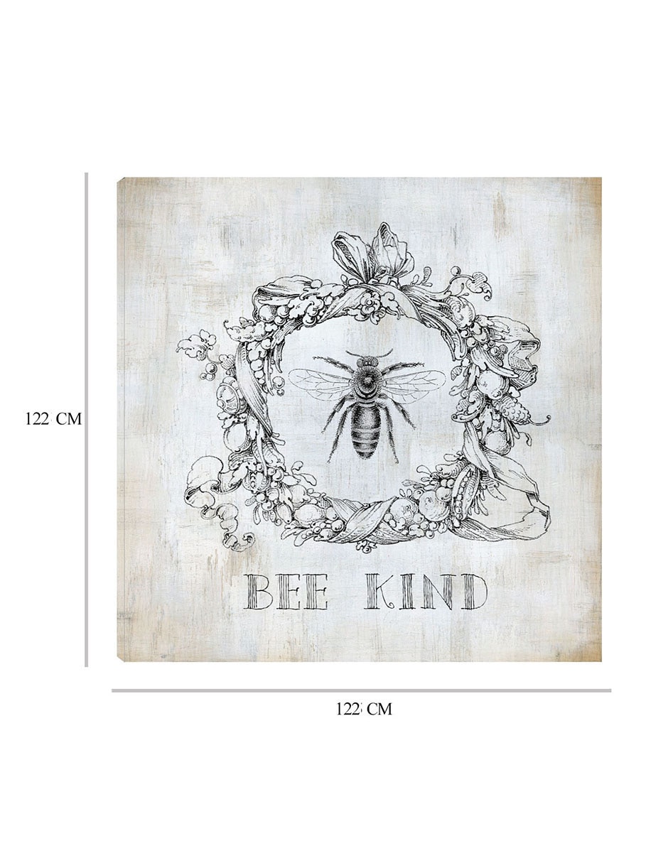 Cuadro decorativo Abeja II técnica mixta Animales Domésticos 2