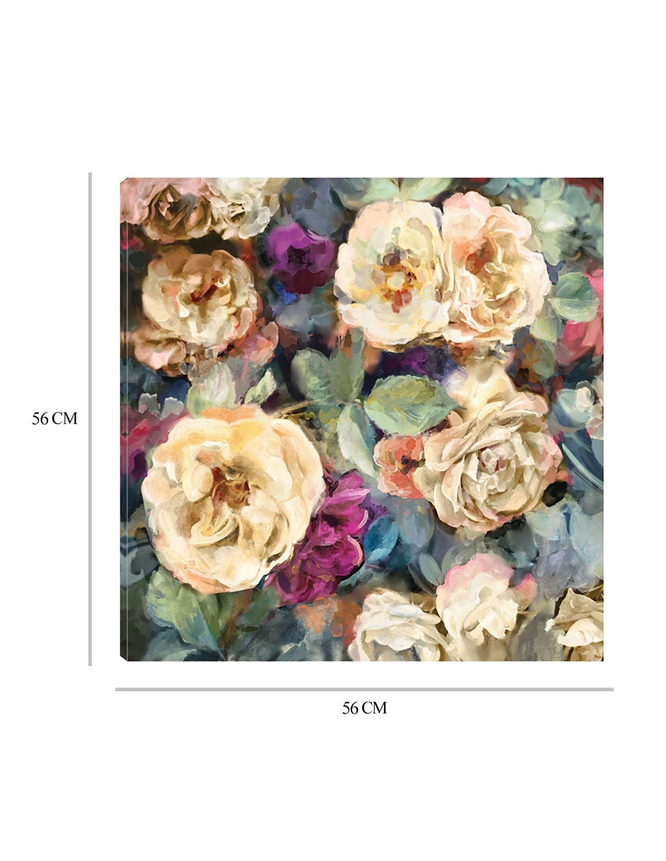 Cuadro decorativo Bella técnica mixta Floración 6