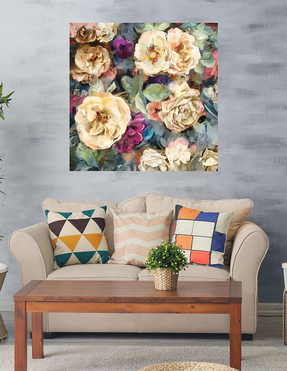 Cuadro decorativo Bella técnica mixta Floración 2