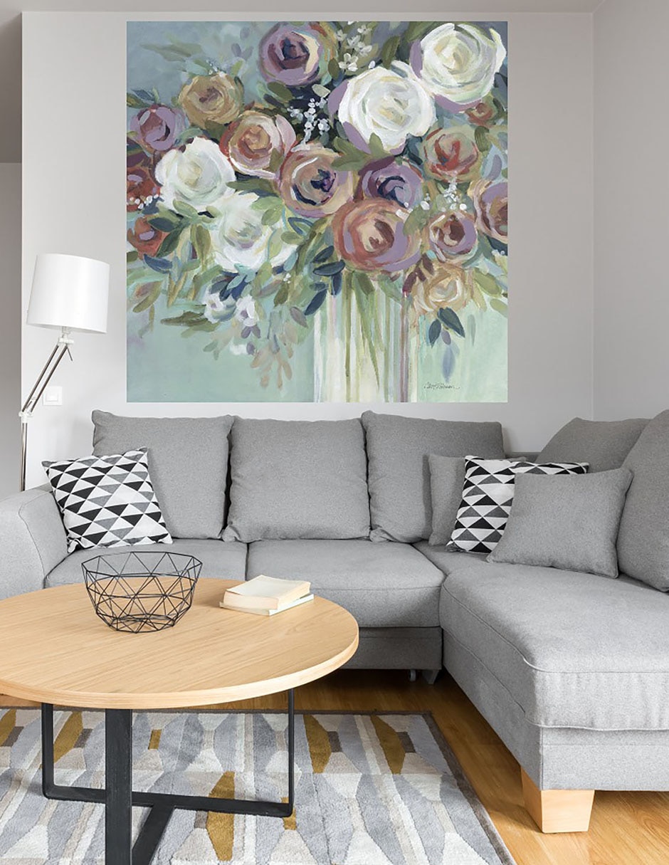 Cuadro decorativo Bouquet Confeti II técnica mixta Floreros 4
