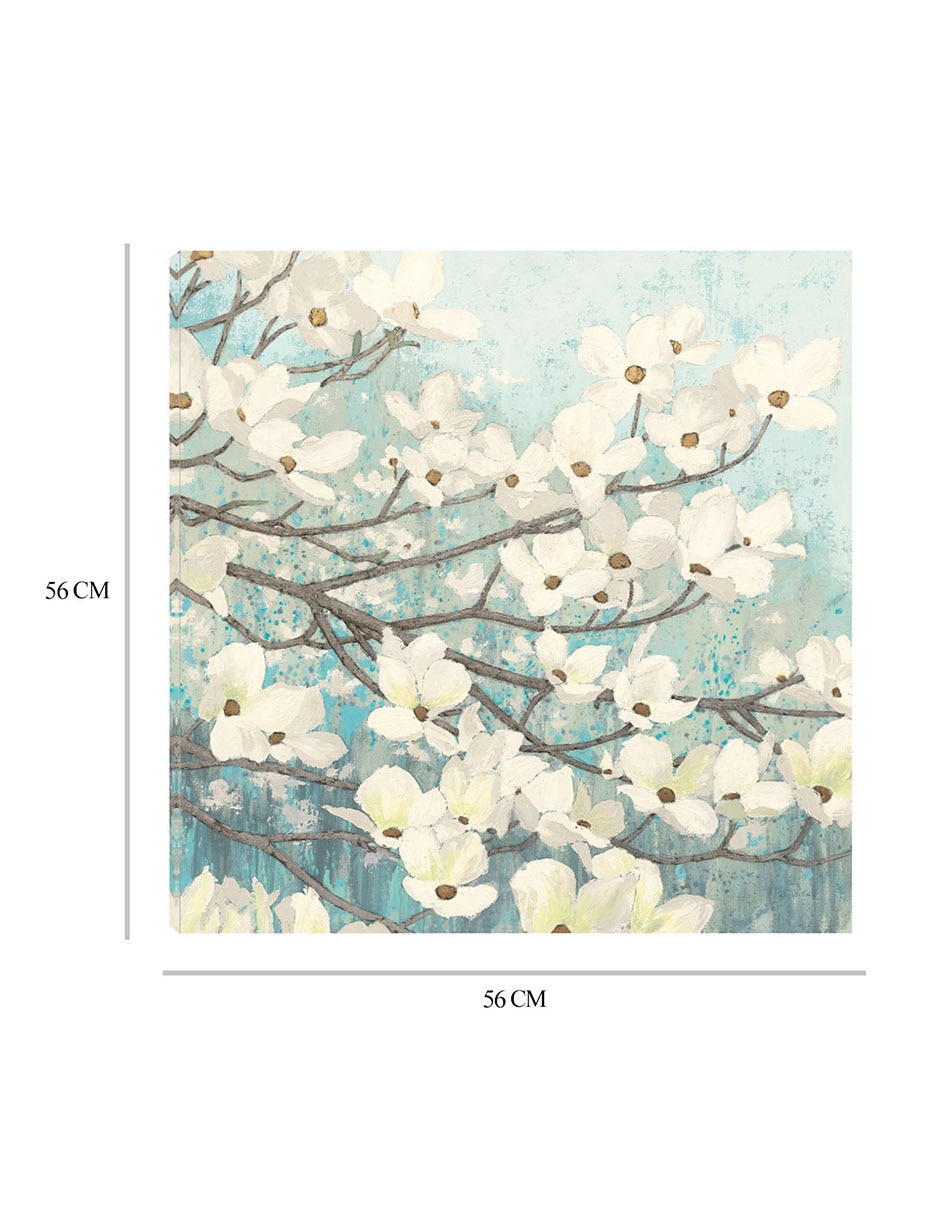Cuadro decorativo Flor de Cornejo II técnica mixta Floración 2