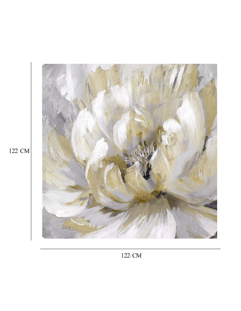 Cuadro decorativo Estallido de oro de primavera técnica mixta Floración 6