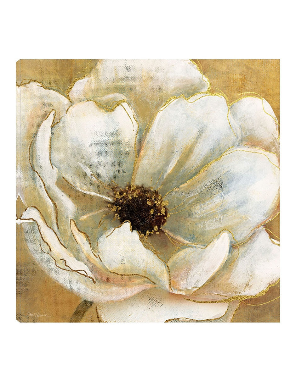 Cuadro decorativo Esplendor dorado I técnica mixta Floración