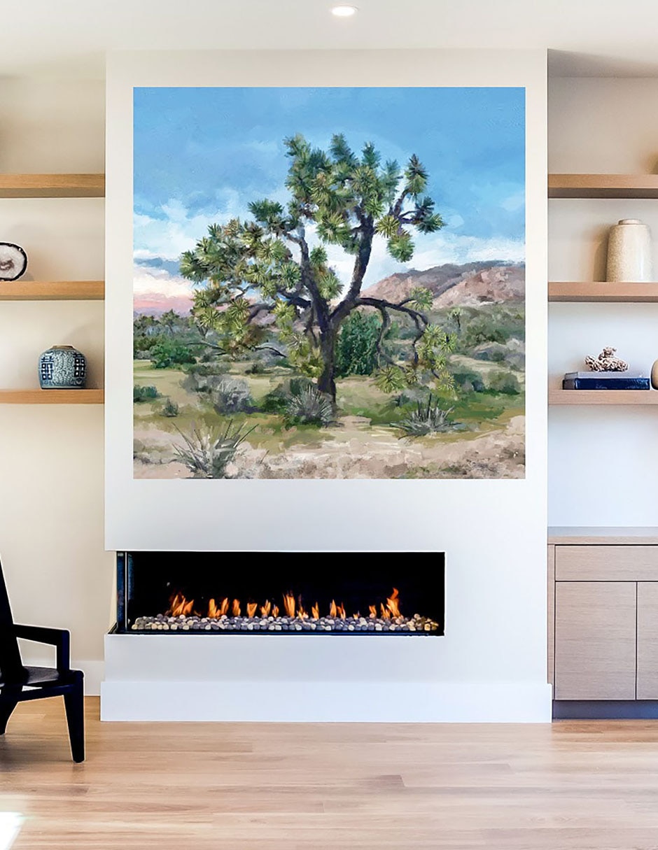 Cuadro decorativo Árbol de Joshua técnica mixta Árboles 5