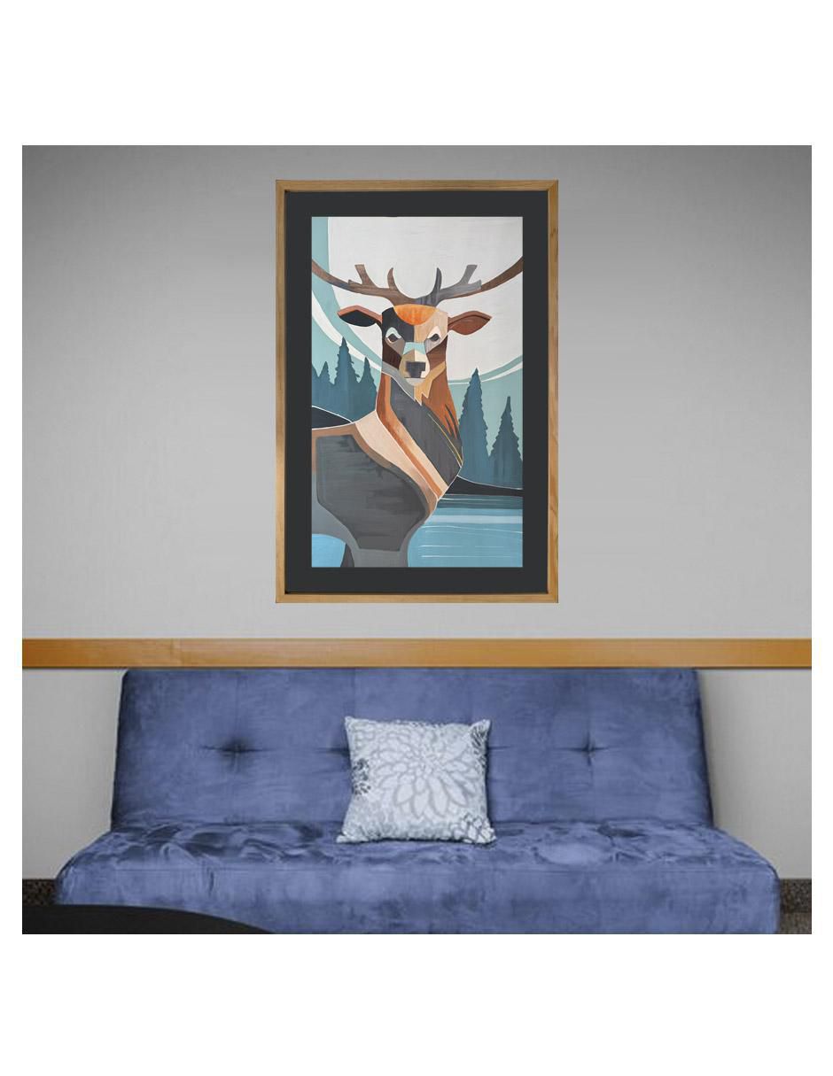 Pintura Venado técnica acrílico AnimalArt 4