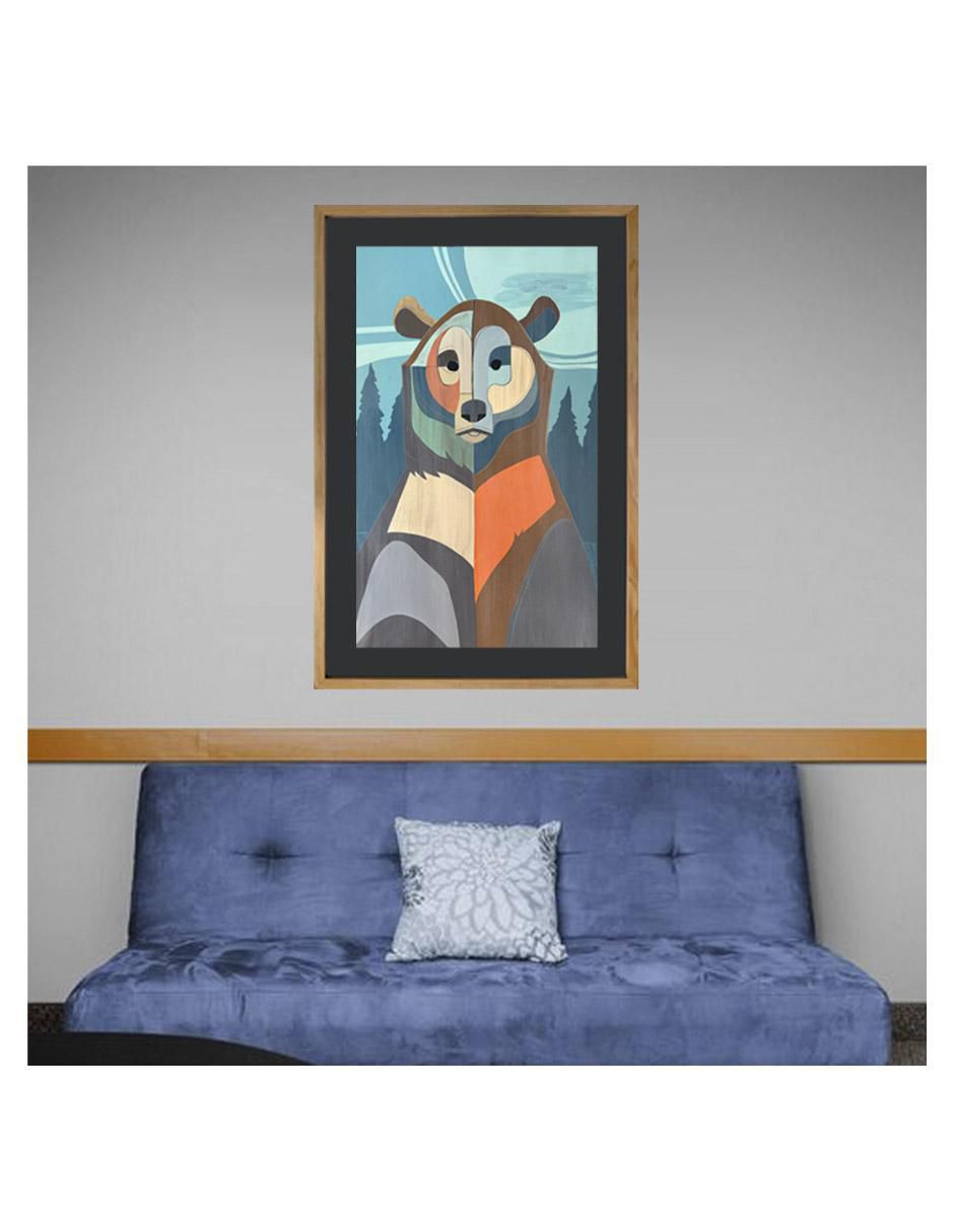 Pintura Bear técnica acrílico AnimalArt 3