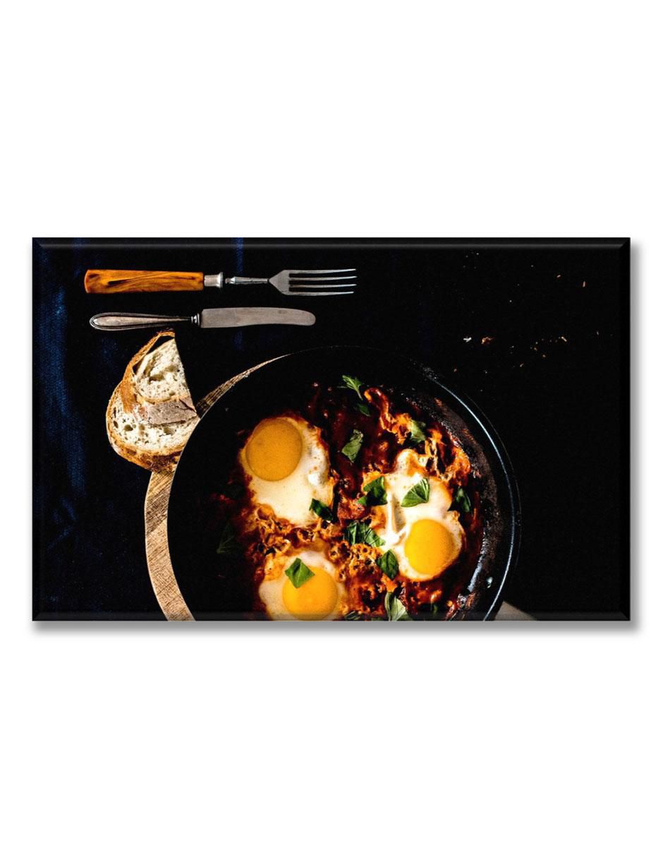 Cuadro decorativo Sartén con huevos estrellados