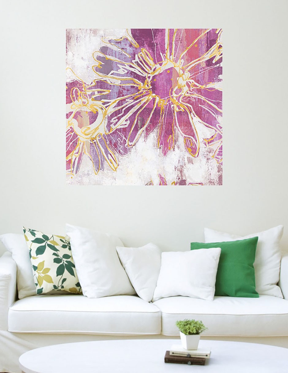 Cuadro decorativo Patada floral I técnica mixta Floración 6