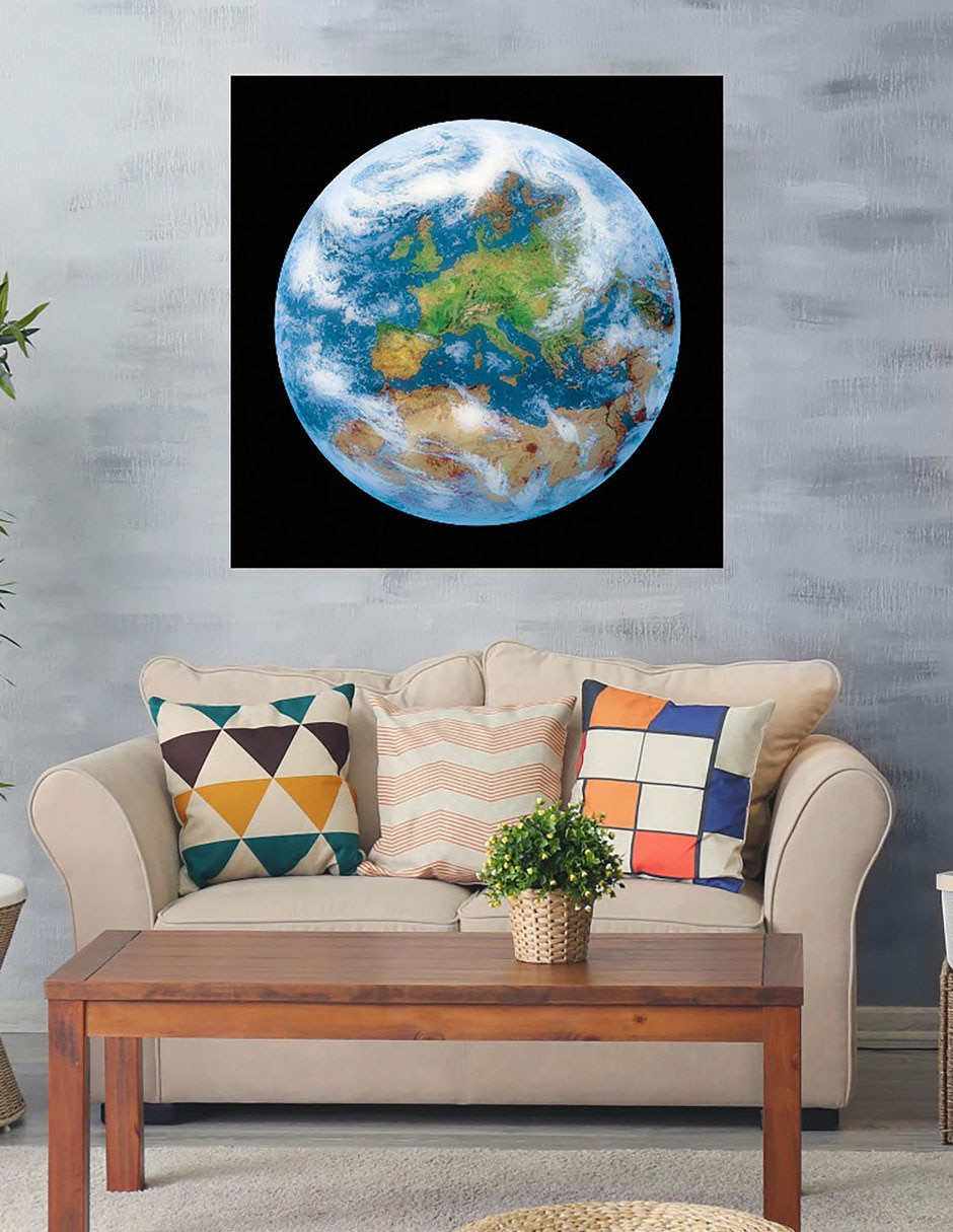 Cuadro decorativo Globo terráqueo I técnica mixta Globo Terráqueo 4