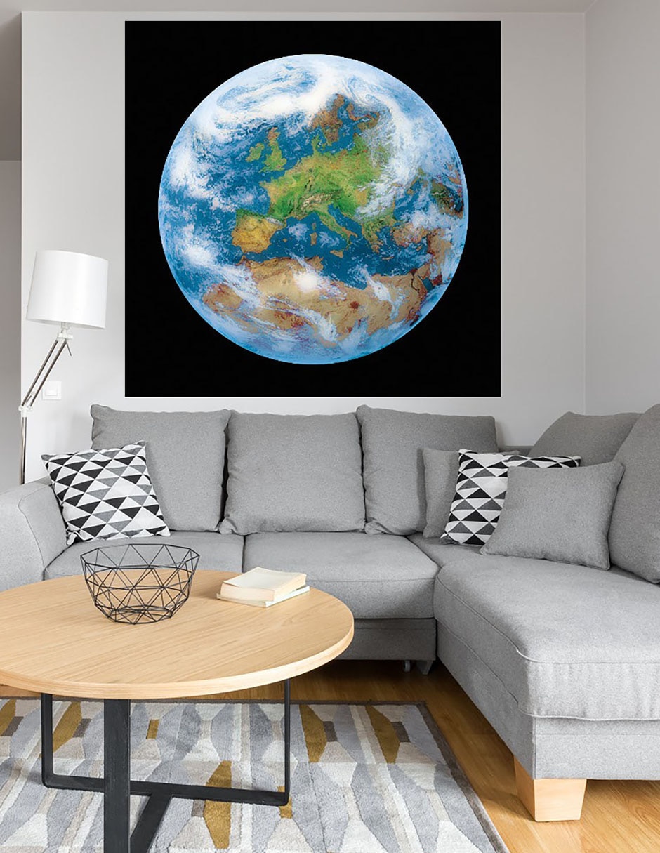 Cuadro decorativo Globo terráqueo I técnica mixta Globo Terráqueo 6